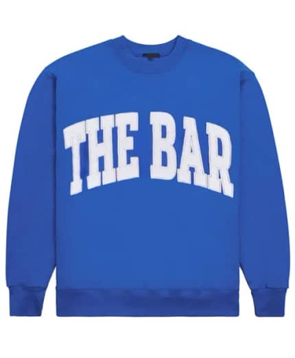 The Bar Blue Sweatshirt