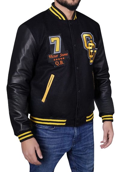 Cyborg Justice League Letterman Varsity Jacket