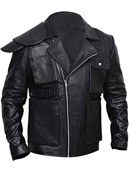 Mad Max Fury Road Black Biker Leather Jacket