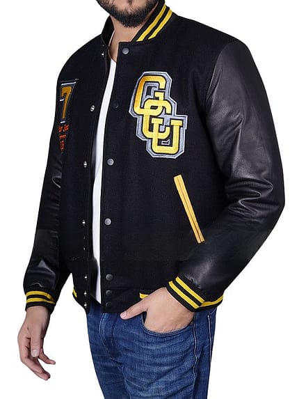 Cyborg Justice League Letterman Varsity Jacket