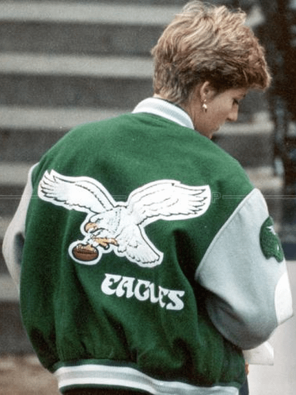 Kylie Kelce ’90s Eagles Letterman Jacket