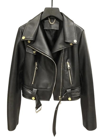 Women's Leather Genuine Jacket Women