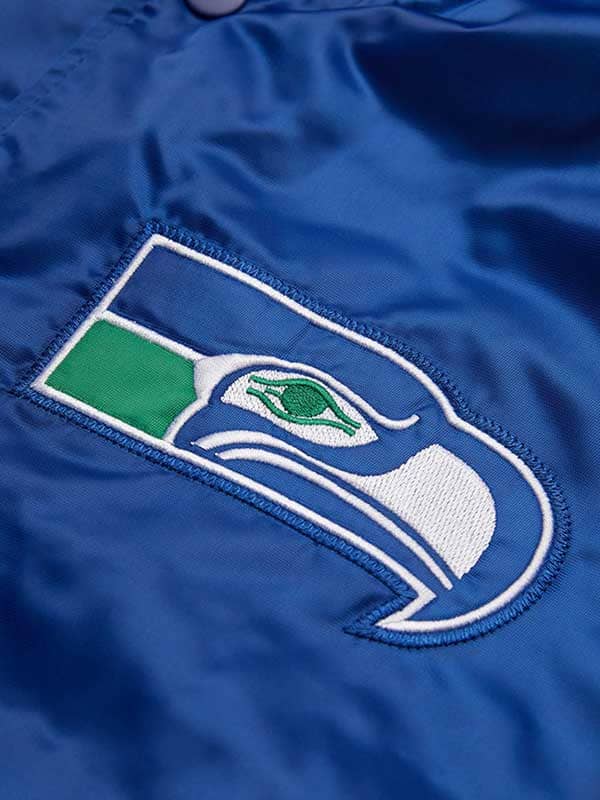 Seattle Seahawks Satin Varsity Jacket